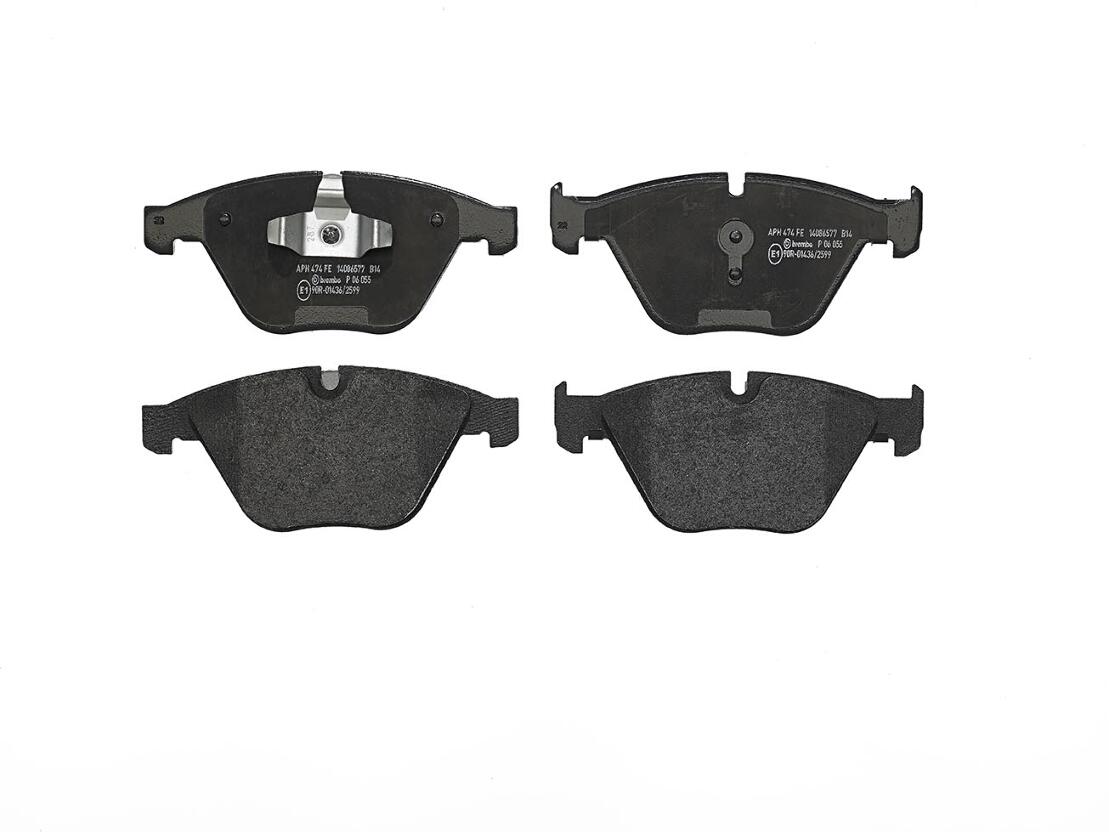 BMW Disc Brake Pad Set - Front (Low-Metallic) 34116790759 - Brembo P06055